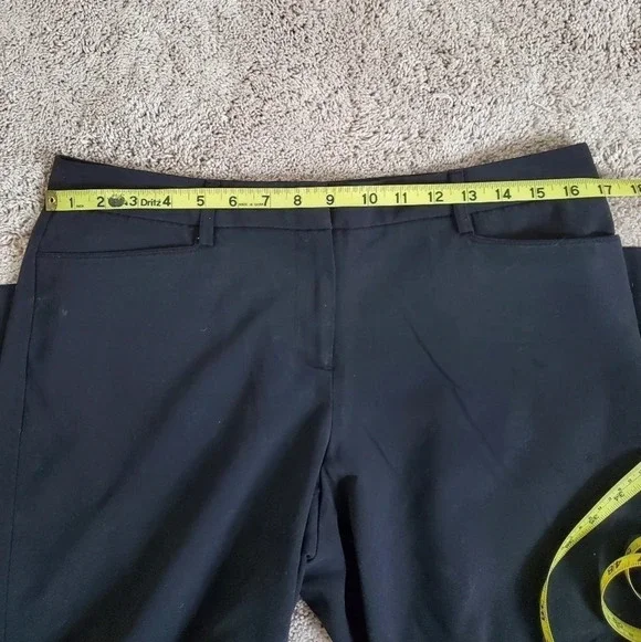 New York & Company Black Stretch Bootcut 8 Regular Dress Pants - Picture 9 of 11